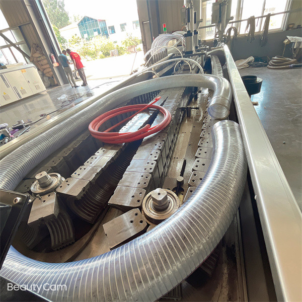 PE HDPE PVC Double Wall Corrugated Pipe Machine Manufacturers Low Density Lightweight
