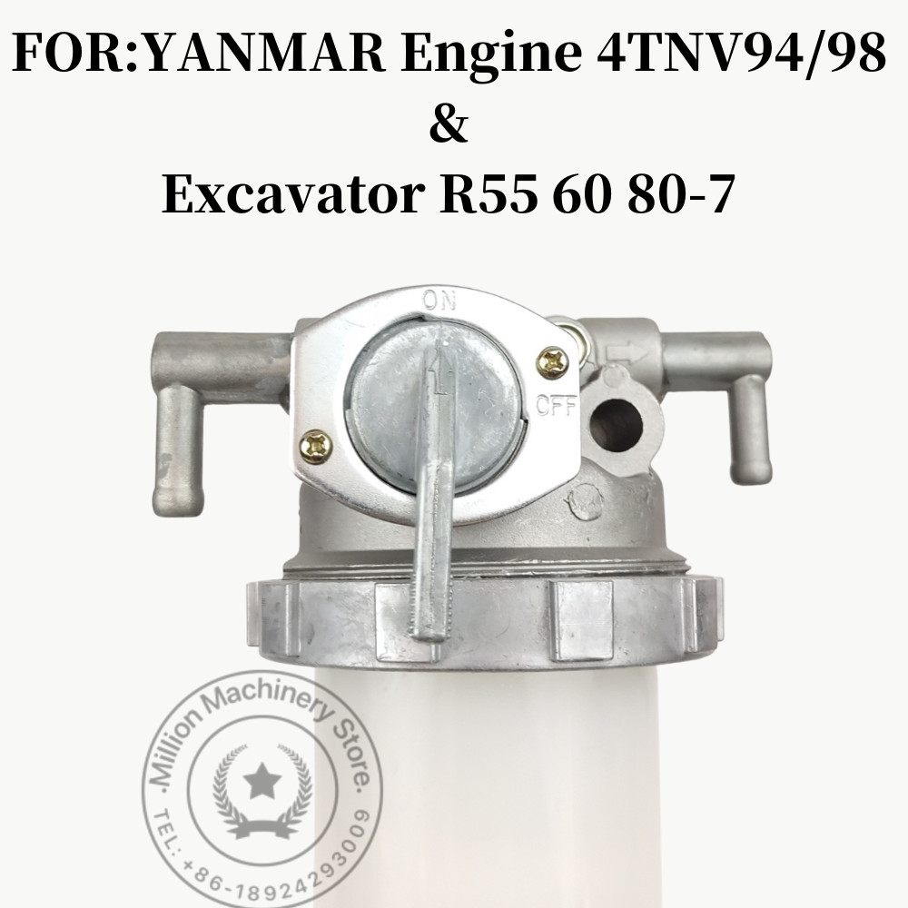 Engine Excavator Fuel Filter Oil Water Filter For YANMAR 4TNV94/98 DOOSAN DH60-7 DH80-7
