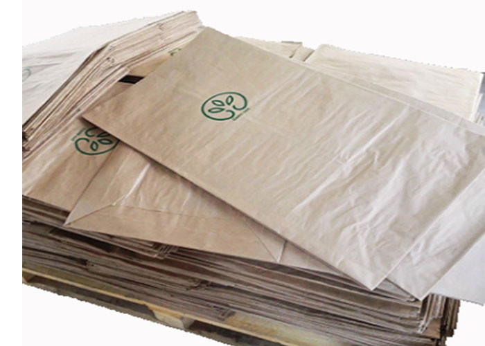 Lawn Garden Waste Sewn Open Mouth Bags 1-2 Layers Recyclable Refuse Packaging