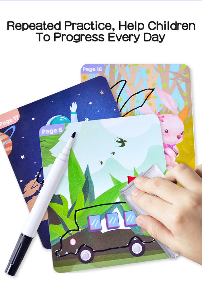 6 Themes Kids Early Learning Flash Cards Train Children'S Visual Memory For 3 Year Olds 3
