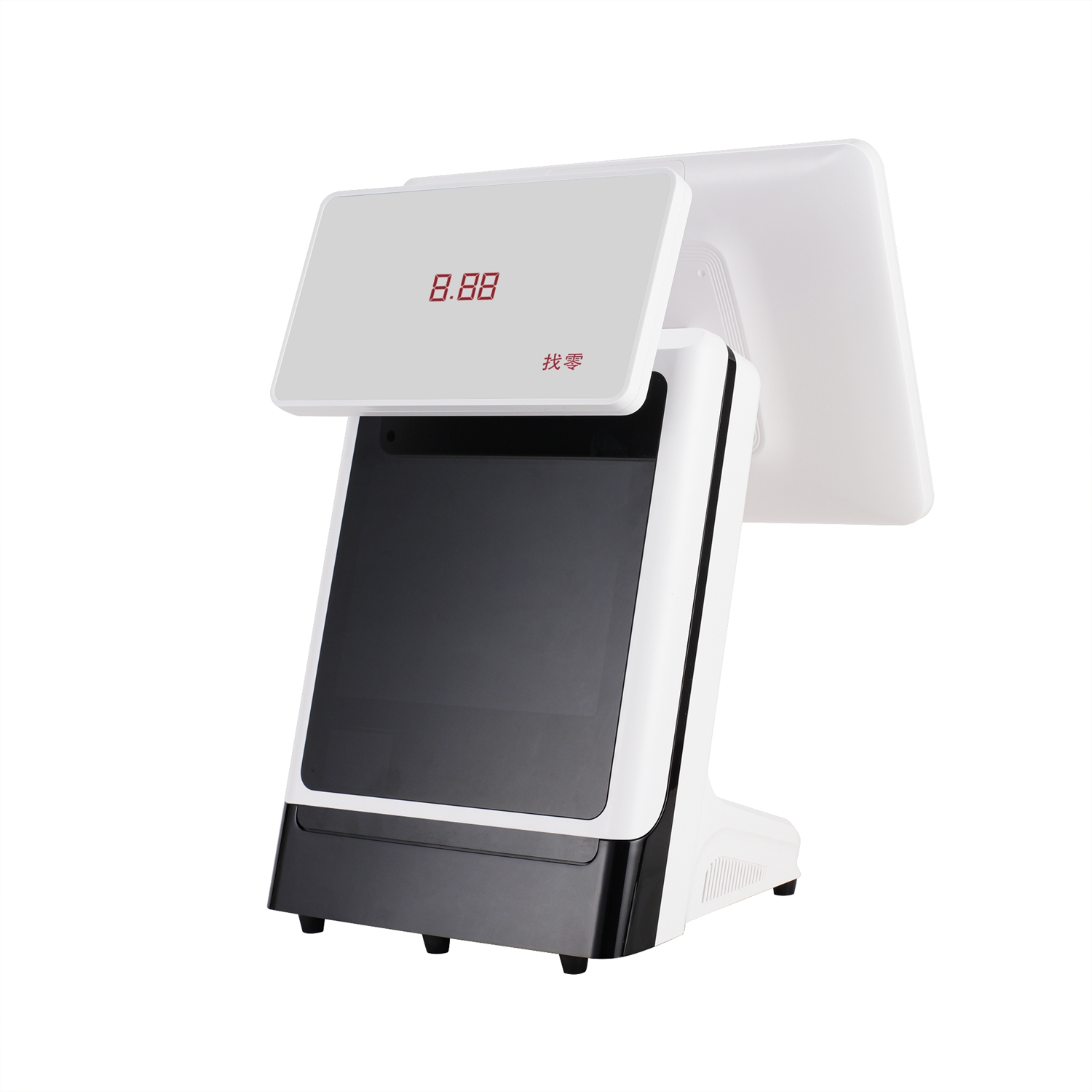 Small Retail Store Fast Food Cafe Payment Kiosk with 15.6'' Display and 4/8/16GB SSD