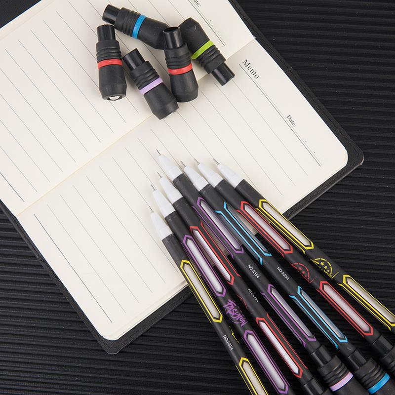 2022 Multi-Function Office Writing Pen Ballpoint Class Spinning Plastic Gift Refills