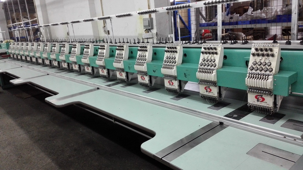 Multi Functional Used Tajima Embroidery Machine 400 x 680mm Emb Area