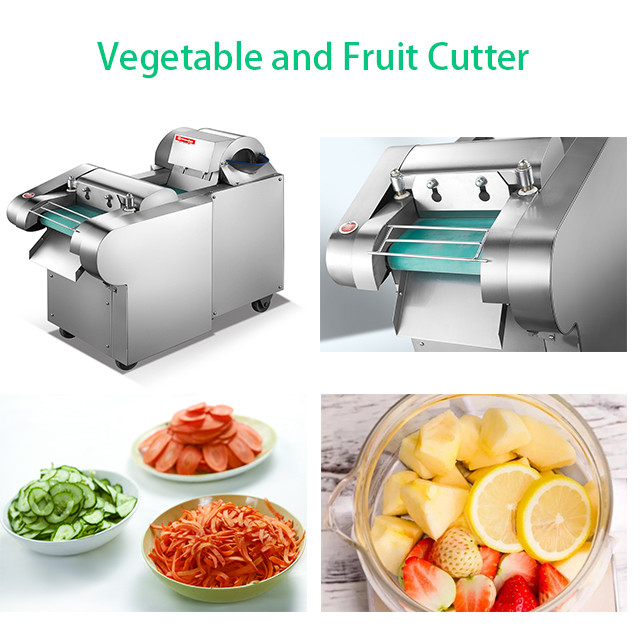 167-490t/min Automatic Vegetable Cutting Machine 180kg Multifunctional