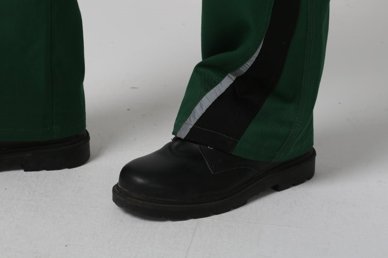 Knee Pad Pockets Mens Work Uniforms Velcro Fastener Mens Mechanic Overalls