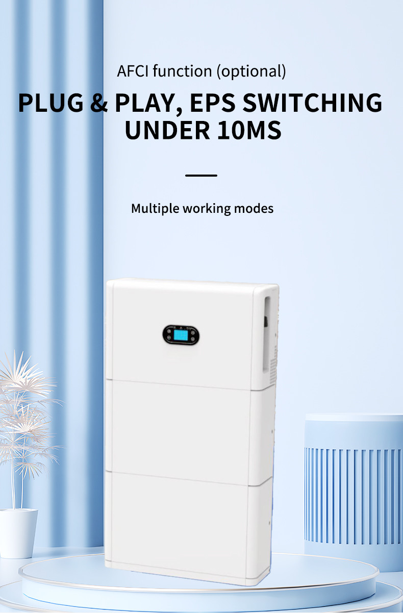All-in-one Home Energy Storage Battery with Hybrid Inverter LFP battery inside