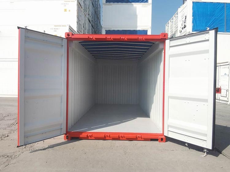 31 cbm Capacity Open Top Container for Offshore Dry Storage in Steel and Corten Steel BV CSC Certified Optional Sling Shackles