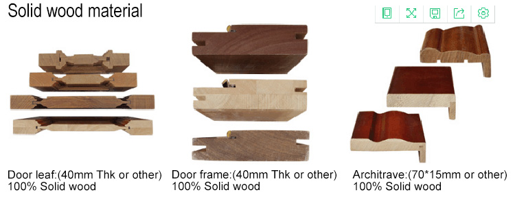 Red Mahogany 80inch Solid Wooden Main Door Design For Home