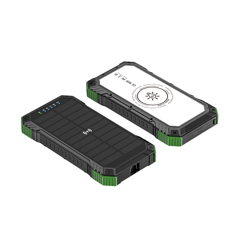 Quick Charge Support Waterproof 20000mah Solar Panel Power Bank for Outdoor Activities