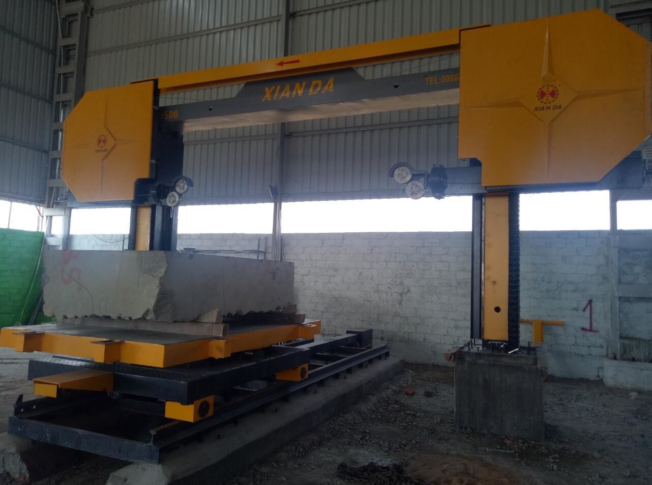CNC-3500 Mono Diamond Wire Saw Cutting Machine For Block