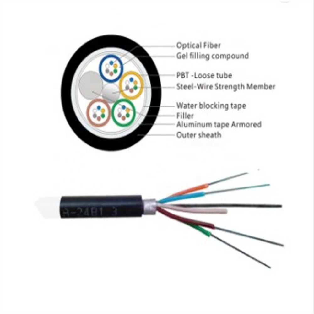 Supply aerial drop cable outdoor fiber optic cable GJYXFCH outdoor flat drop cable