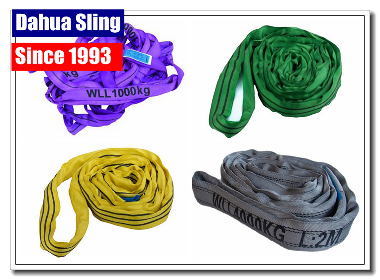 Personalized 5 Ton Lifting Straps , Durable Glass Lifting Straps For Cargo