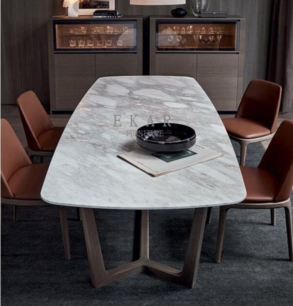 Solid Wood Leg With Centre Round Rotating Dining Table ZZ-ZC02A