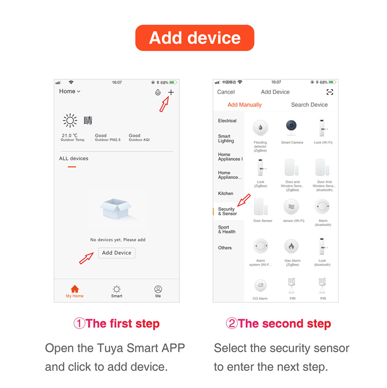 DC3V Tuya Wifi Pir Motion Sensor Human Detector Smart Alarm Sensor