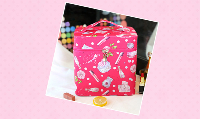 OEM L24cm PU Cosmetic Bag For Perfume Bottle