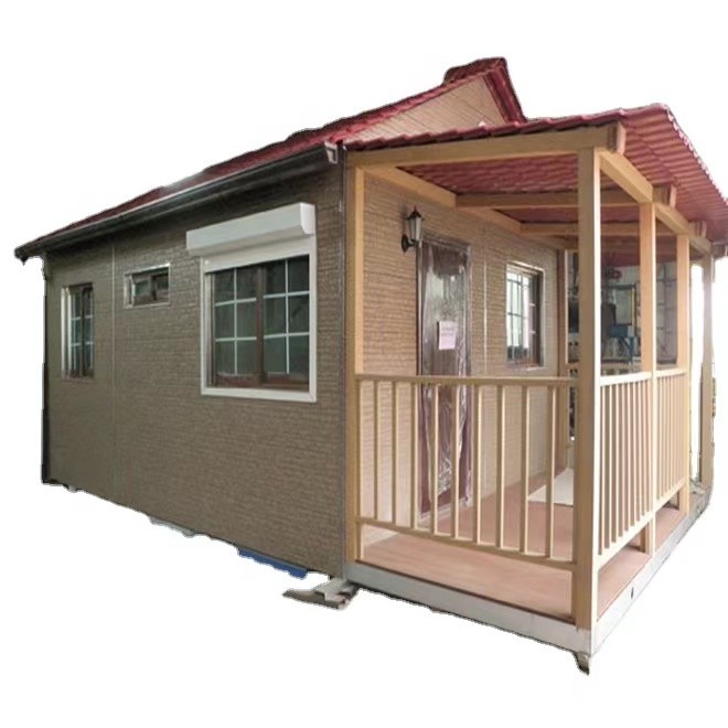 Galvanized Steel Prefab Container House 20ft Portable Shipping Container Coffee Shop