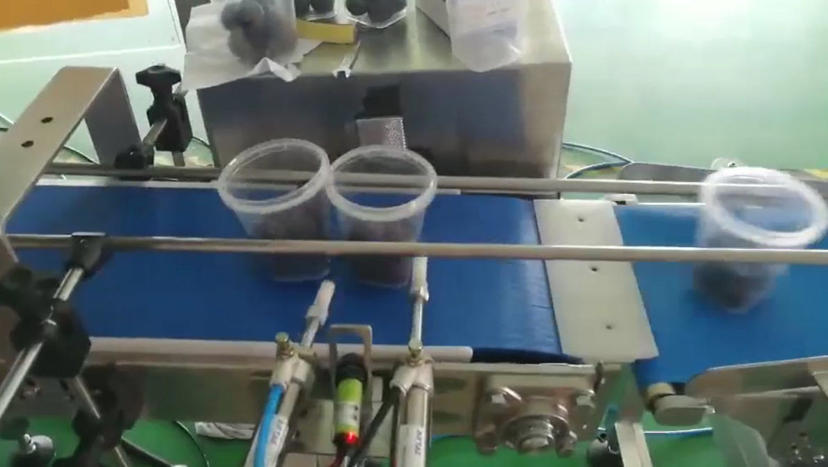20 Head Multihead Weigher Blocky Shaped Particle Snack Chocolate Cup Filling And Sealing Machine