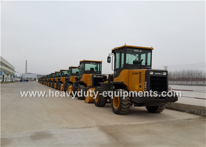 High End SDLG Wheel Loader LG918 Yuchai Engine 1800Kg Rated Load