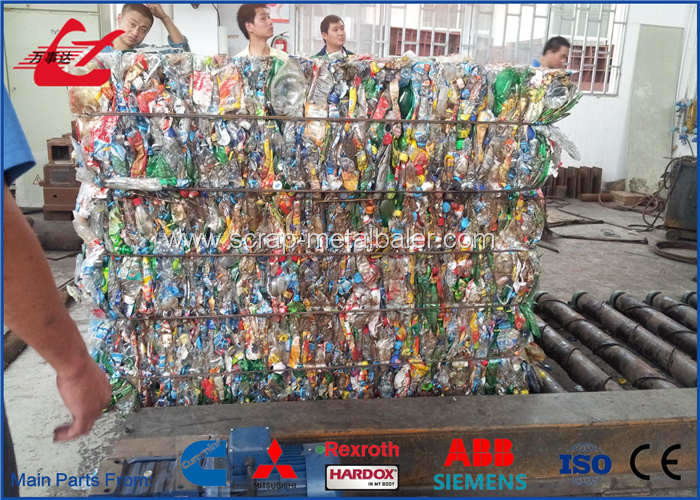 Horizontal Waste Paper Compactor Machine Automatic Belting Feeding Conveyor Y82W-125A