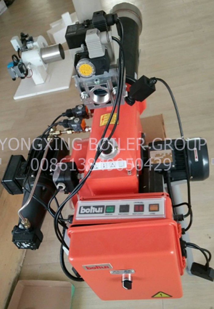 Steam Boilers Oil And Gas Burner Dual Fuel Gas Furnace Burners Easy Operate 500kw