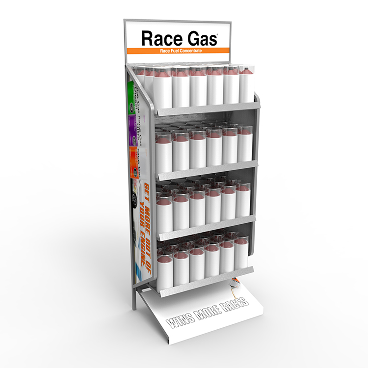 Supermarkets Air Conditioner Display Stand Metal Electrical Customized Display Stands