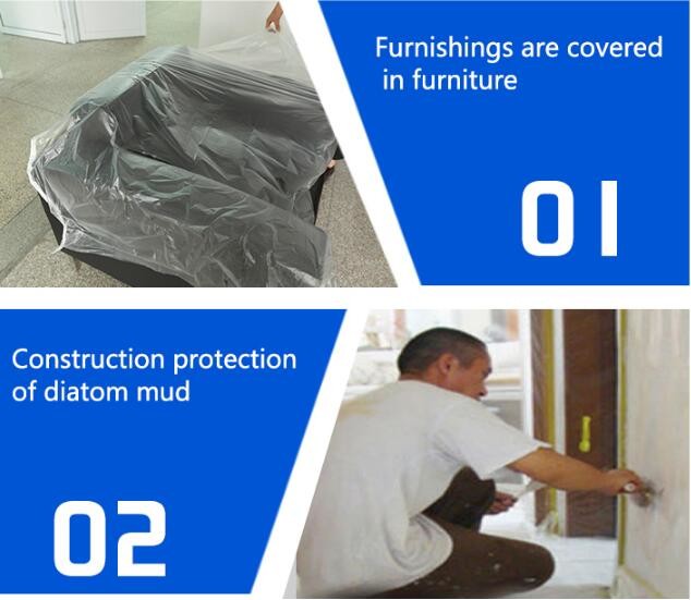 Pre-tapd paint masking film HDPE,Car paint repair masking film with tape, Hot sell masking film with adhesive tape, PAC