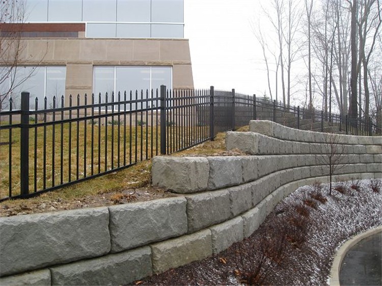 Hercules Fence Panels 45° Mitre 1800mm height 2450mm Steel Picket Fence Interpon coated 80 microns minimum powder