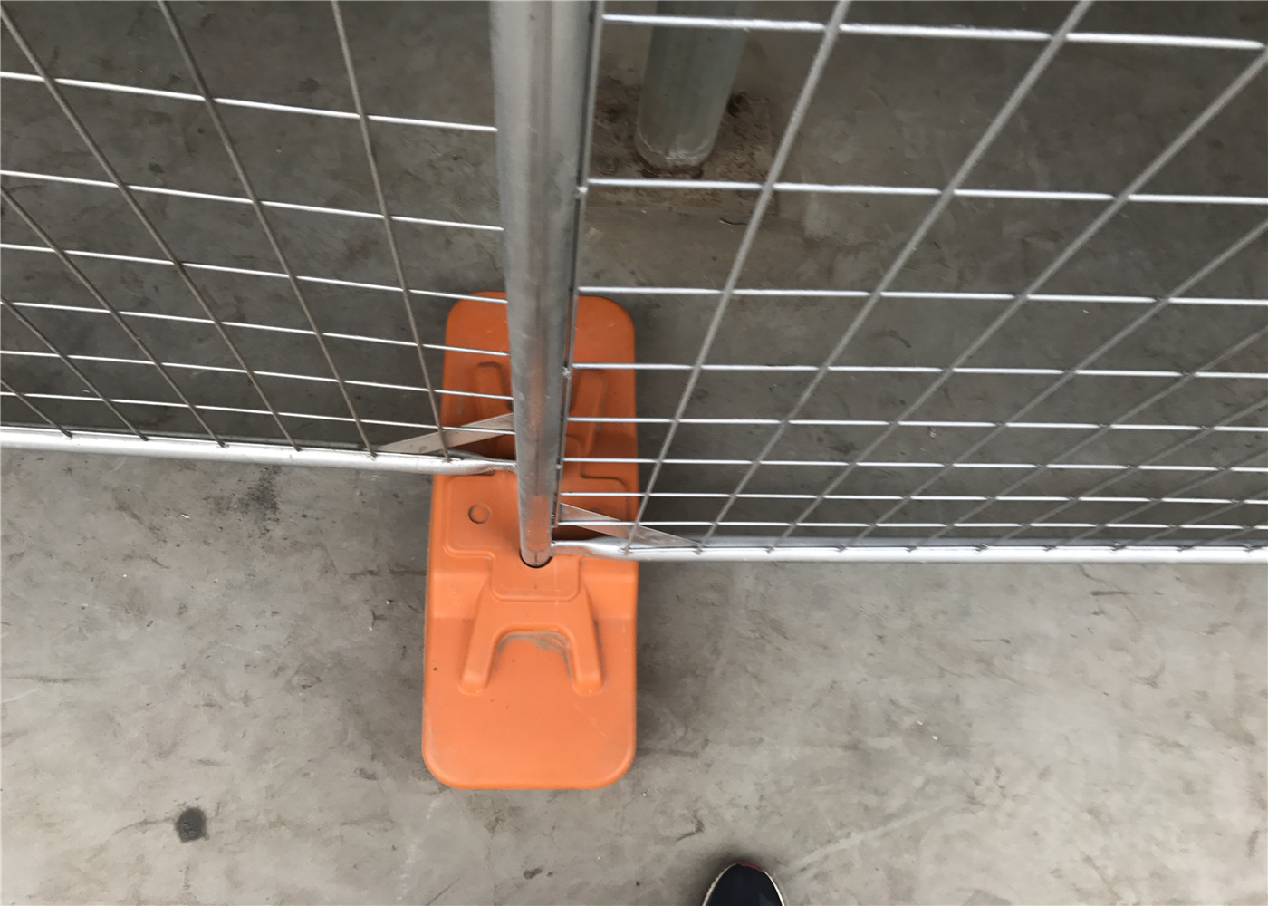 Customized Galvanized Temporary Fence Chain Link Fence Panels 6 X10 For Crowd Control