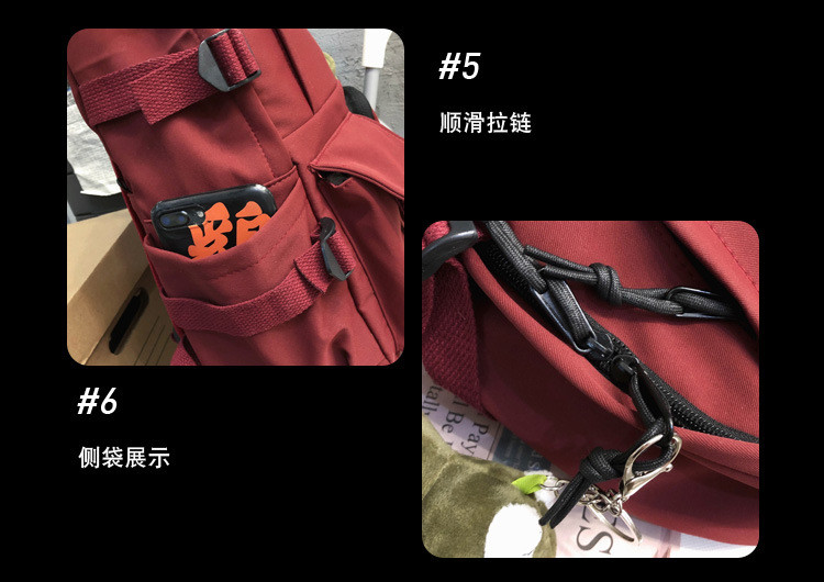 2024 NEW KOREAN VERSION OF SIMPLE STUDENT SCHOOLBAG ANTI-THEFT ANTI-SEISMIC COLLEGE WIND BACKPACK COMPUTER BACKPACK