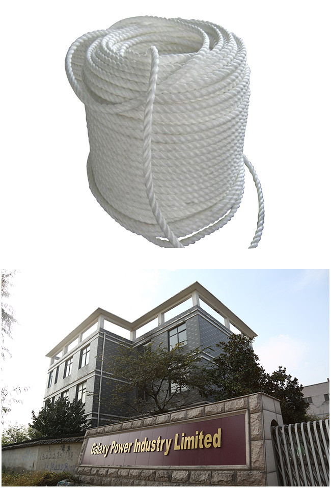 Synthetic Fibre Pilot Rope Polyester Nylon 6mm 7.5kN Breaking Load OEM Accepted