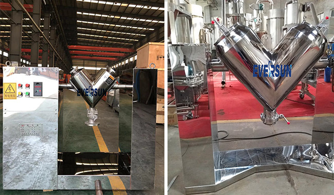 High Precision V Shaped Mixer Industrial Blender For Large Scale Production