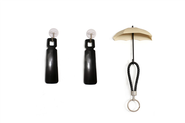 Quality Portable Plastic Long Shoe Horn 5.3 Inch 13.5CM Plastic PP Large Square Hanging Hole