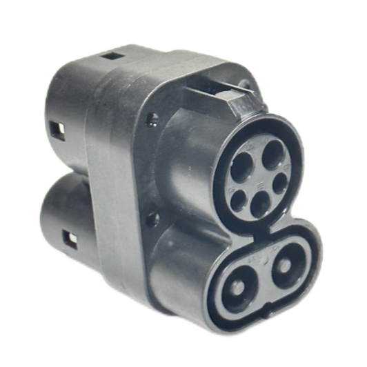 CCS 1 To CCS 2 DC Adapter AC 63A To DC 250A Combo 1 To Combo 2 Fast EV Charging Cable Converter