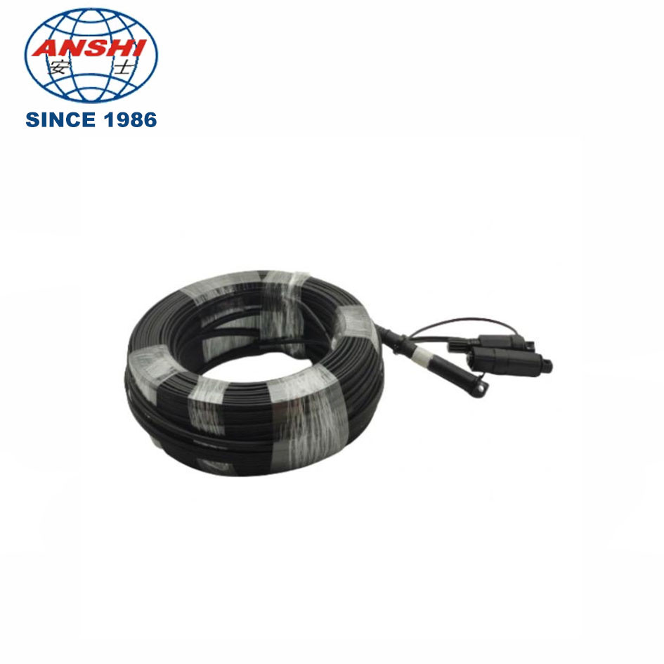 ANSHI Optitap+MINI SC+Slim 3-in-1 Connector To SC/APC Drop Cable LSZH 5.0mm Fiber Optical Outdoor Ip68 Patch cord