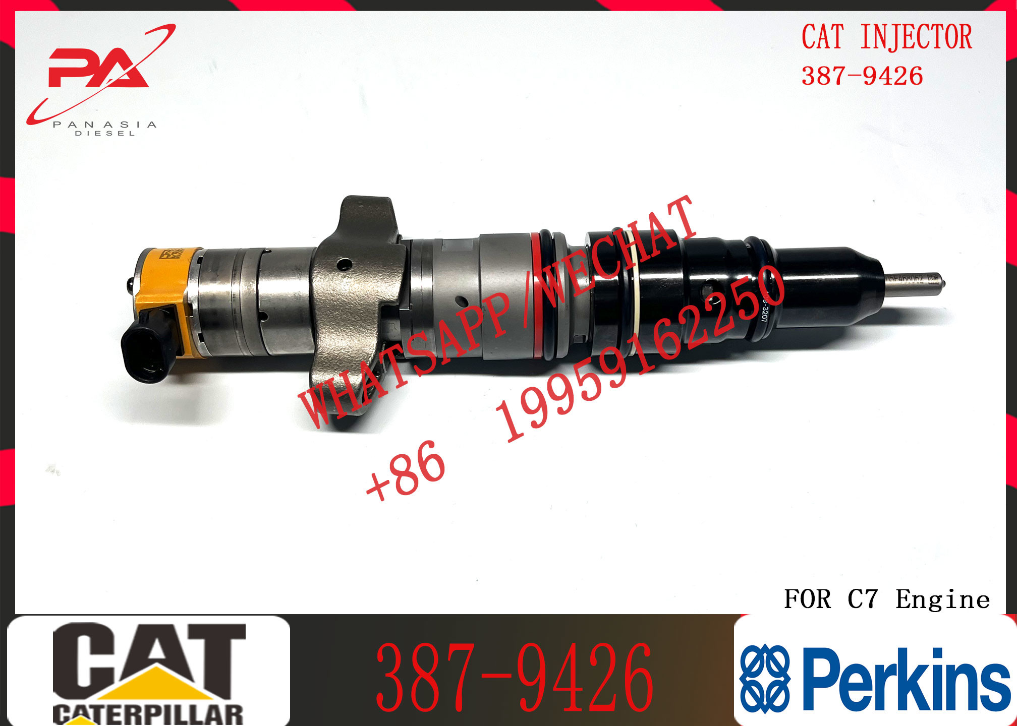 C7 Diesel Engine Fuel Injector 293-4071 387-9433 245-3517 245-3518 295-9166 20R-8067 20R-8057 387-9429