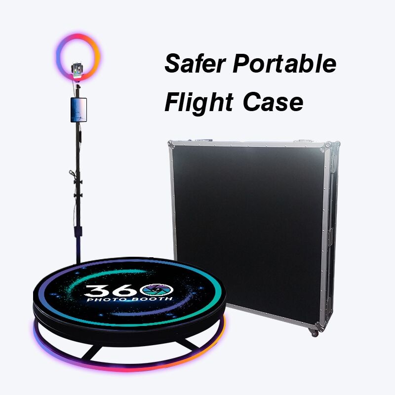 360 Camera Photo Booth With Metal Platform And Custom Logo