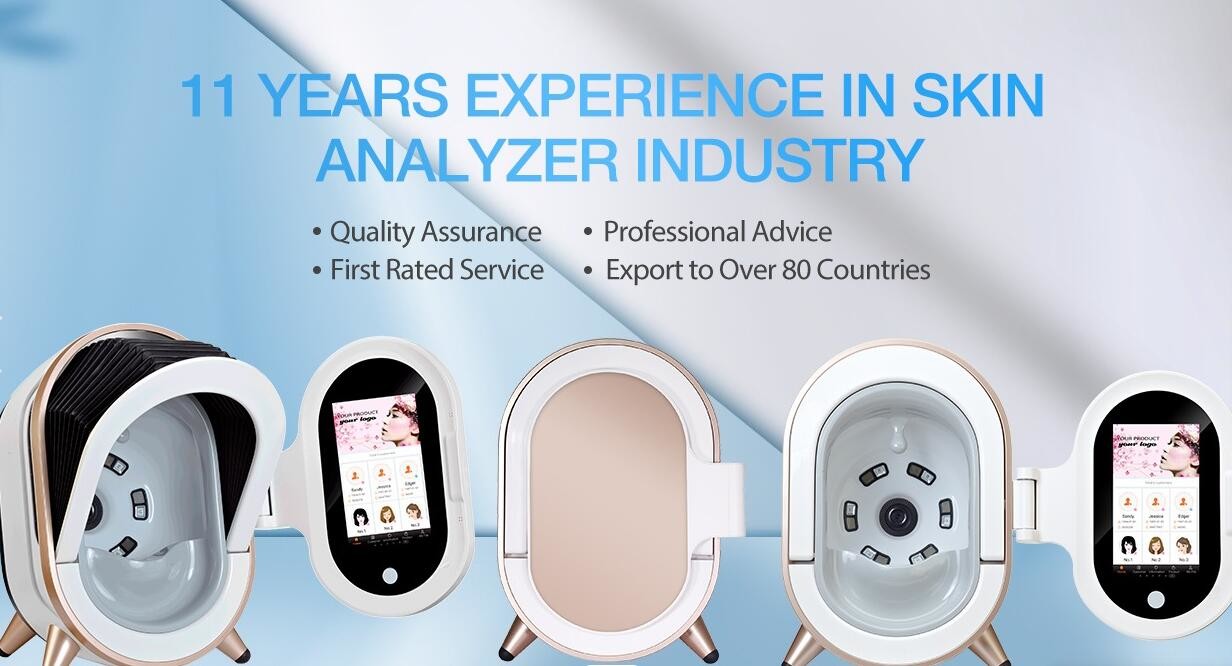 64GB Android Skin Scanner Analysis Device 12 Skin Problem Detected