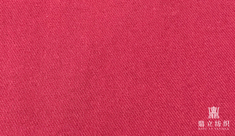 Italian Woven Dyeing Polyester Fabric 267gsm Double Faced Twill Tr Material