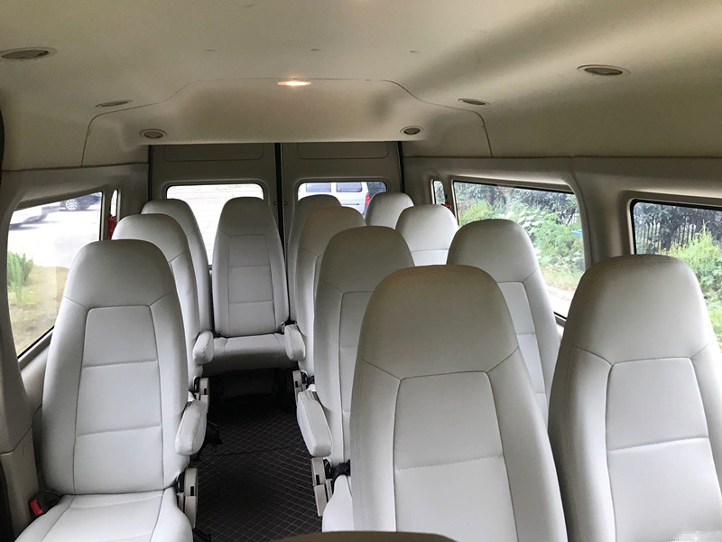 2015 Year 15 Seats Used Ford Buses Mini Bus Diesel Engine With Luxury Seat