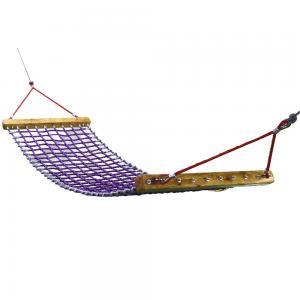Buy cheap Outdoor Tree Swing 4 Strand Polyester Combination Rope Hammock 1.5*0.8m product