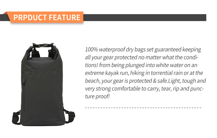 Factory direct sale customization waterproof backpack dry bag pvc swimming Floating Dry Bags