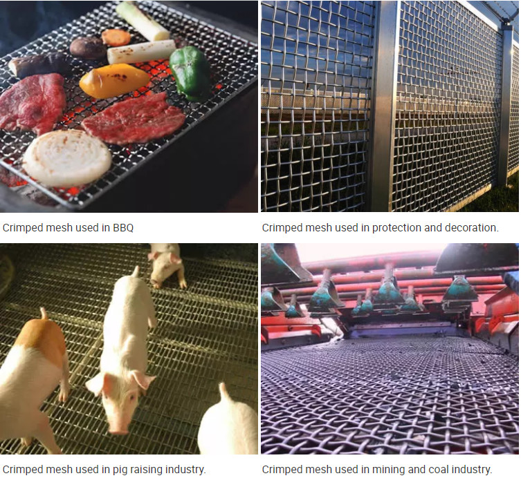 65mn Hight Carbon Vibrating Woven Screen Mesh For Mining And Crusher