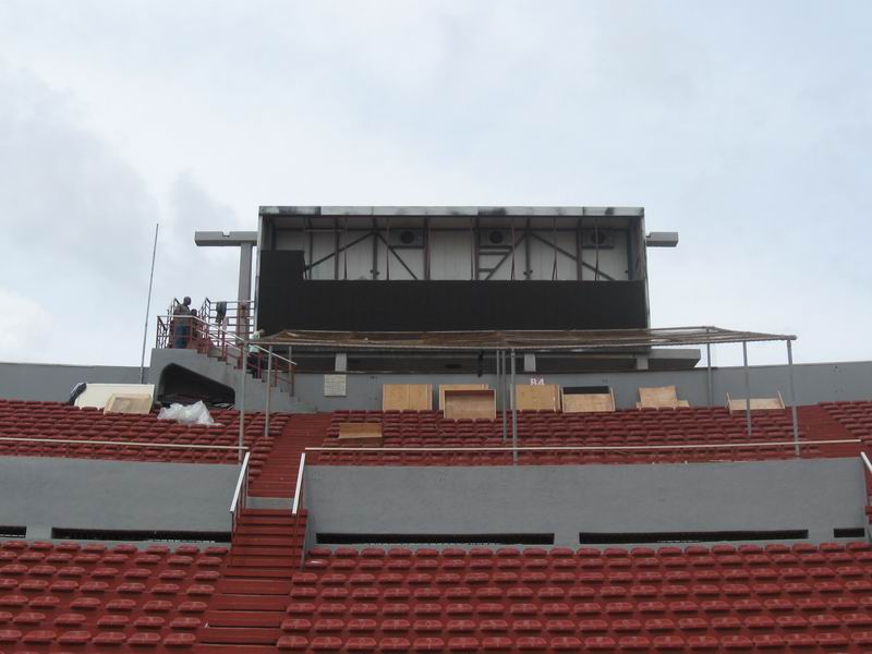 P16 Football Stadium LED Screens White SMD3535 for Advertising Anti - UV