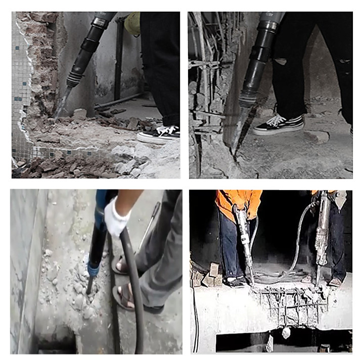 High Drilling Efficiency Portable Jack Hammer Air Pick Breaker Hammer for Pneumatic Rock Drilling