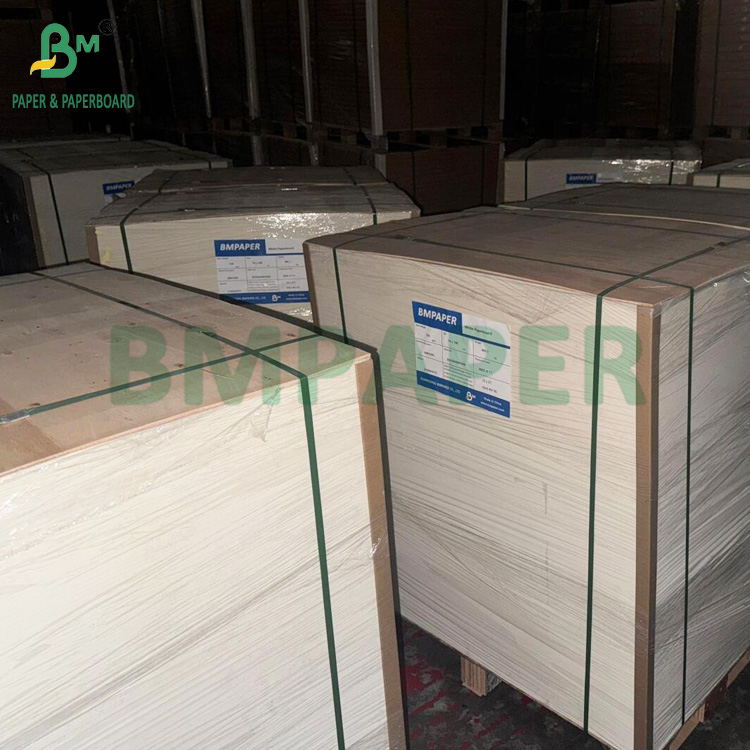  250gsm + 15g PE Coated Frozen Food Paper For Seafood Packaging 89 x 119cm