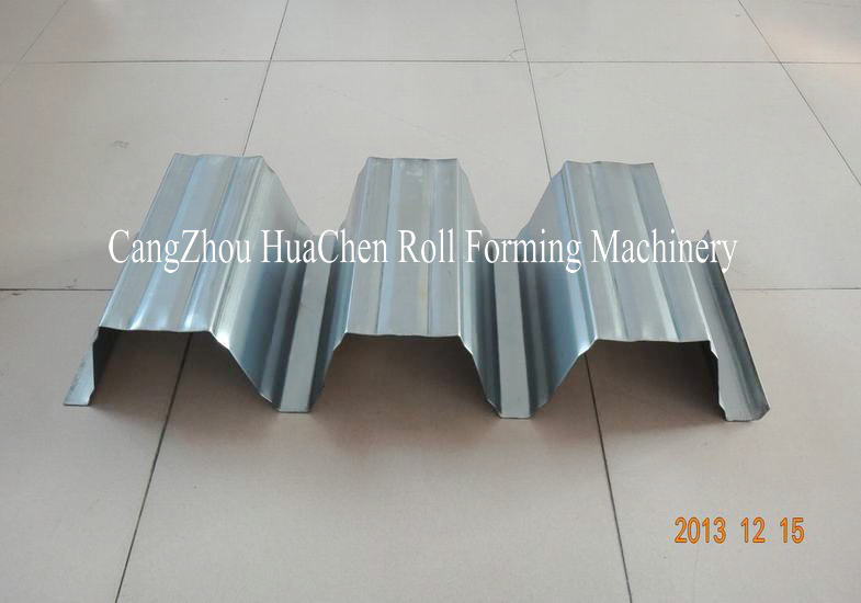 Plc Control Floor Deck Roll Forming Machine With Cycloidal Reducer