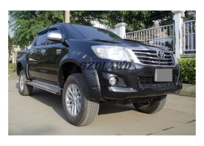 Pocket Style Off Road Fender Flares Trims 3M Tape For Toyota Hilux Vigo Champ