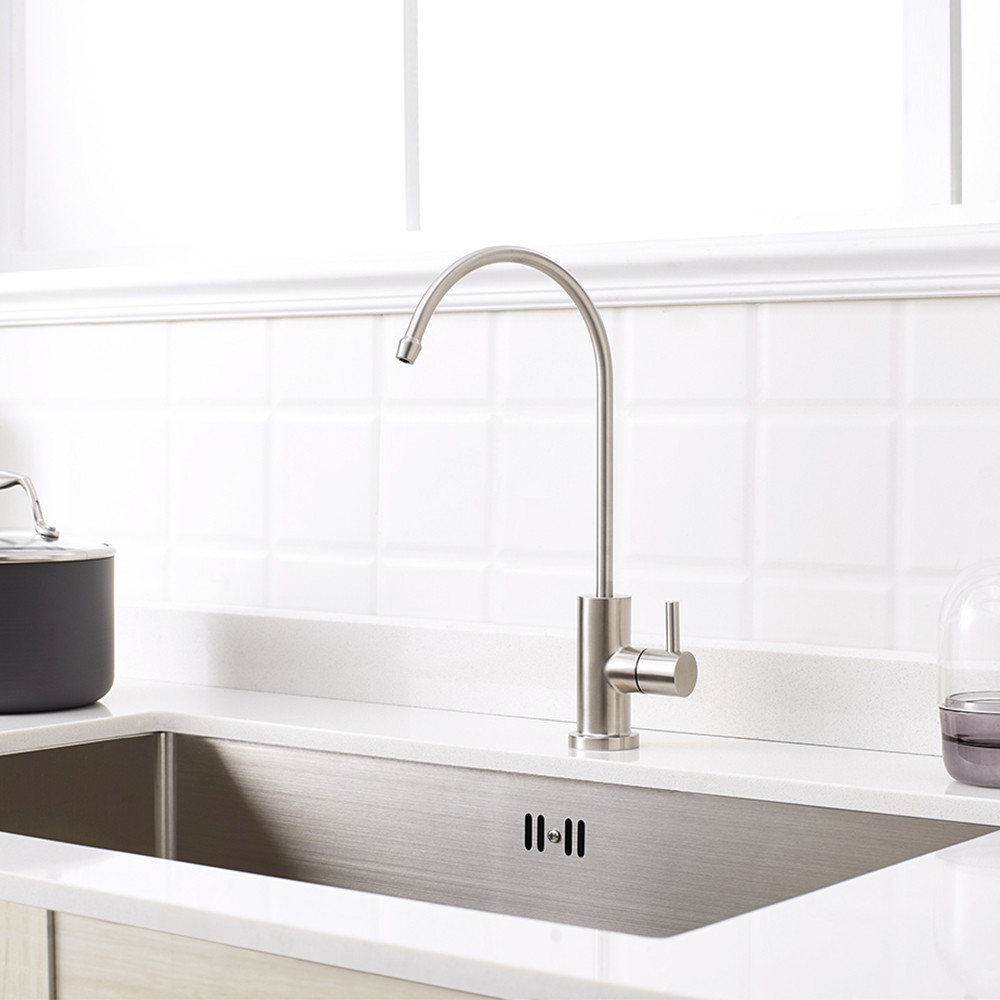 Kitchen Sink Reverse Osmosis Filter Drinking Water Purifier Steel 304/316 Material Faucet