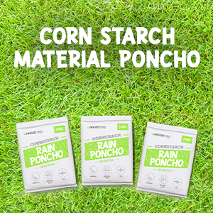 Hagon PRO Cornstarch Rain Poncho For Adults