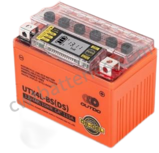 OUTDO UTX4L-BS(DS) Battery DS-iGEL 12V 4Ah 10HR *CA:115A New Original Motorcycle Part